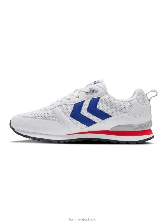 se Hummel män monaco 86 perforerad LL40V1707 \"sneakers\"