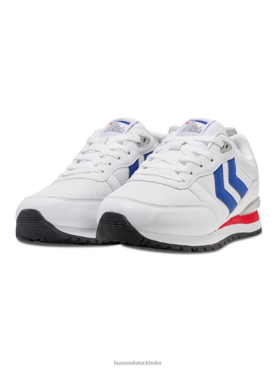 se Hummel män monaco 86 perforerad LL40V1707 \"sneakers\"