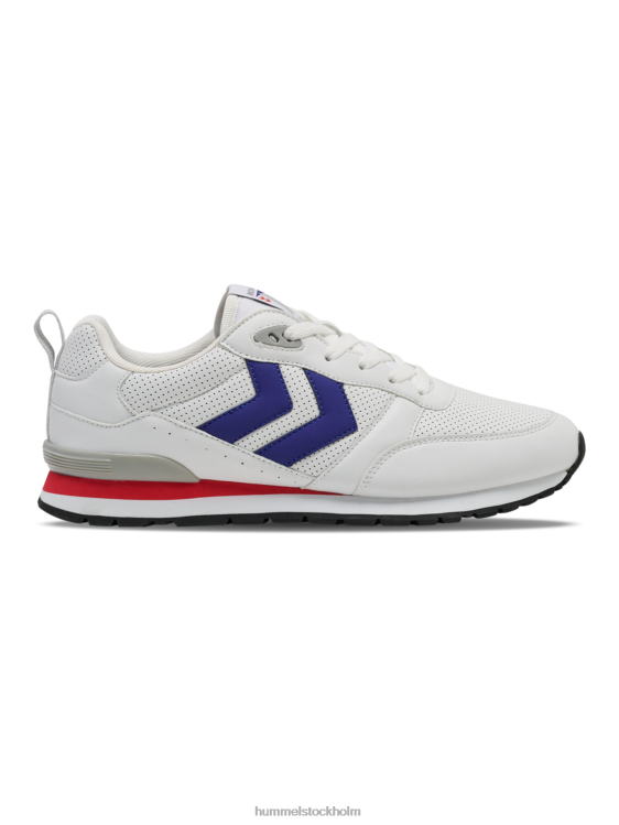 se Hummel män monaco 86 perforerad LL40V1707 \"sneakers\"