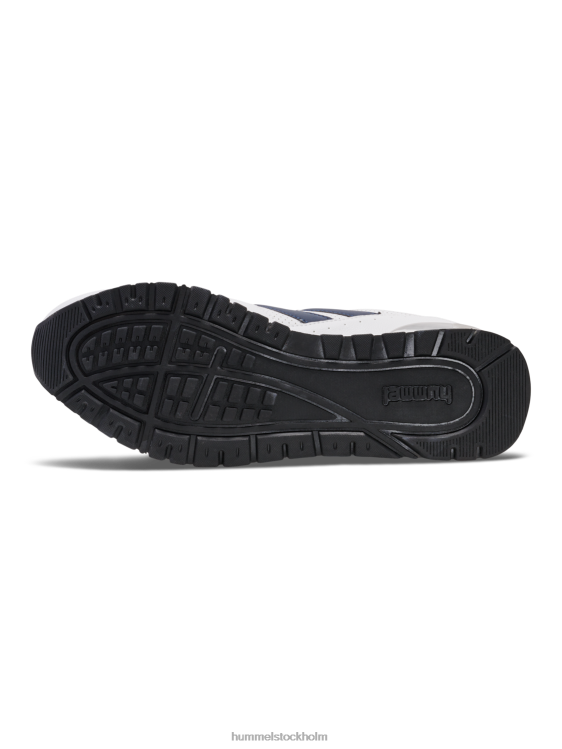 se Hummel män monaco 86 perforerad LL40V1798 \"sneakers\"