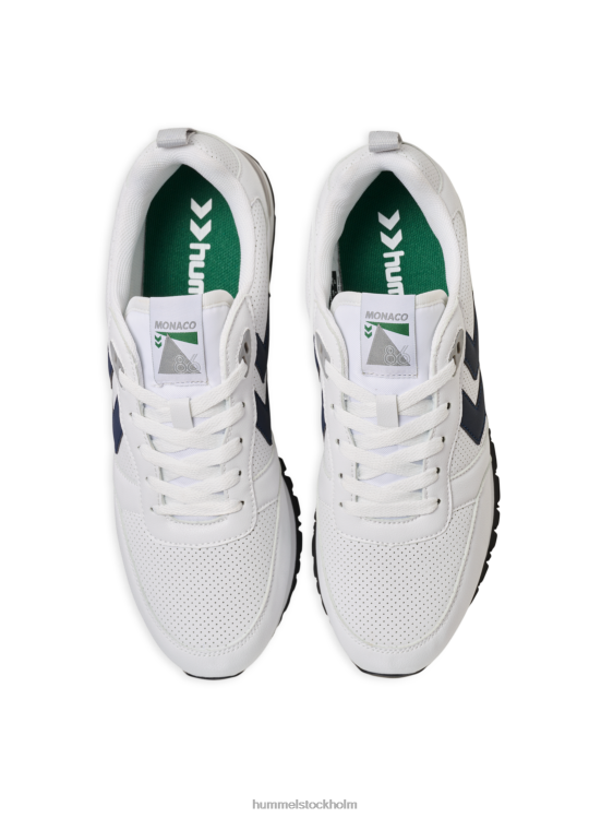 se Hummel män monaco 86 perforerad LL40V1798 \"sneakers\"