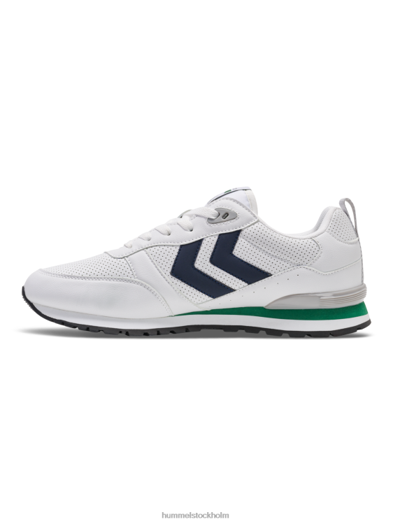se Hummel män monaco 86 perforerad LL40V1798 \"sneakers\"