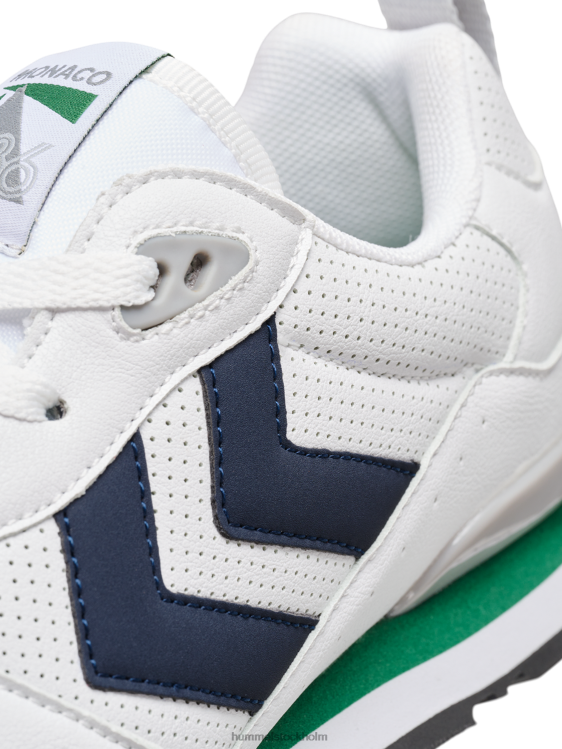 se Hummel män monaco 86 perforerad LL40V1798 \"sneakers\"
