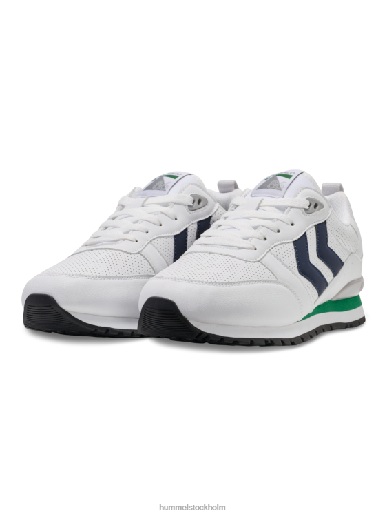 se Hummel män monaco 86 perforerad LL40V1798 \"sneakers\"