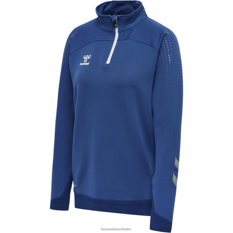 se Hummel unisex- hmllead halv zip LL40V3652 "jacka med halv dragkedja"