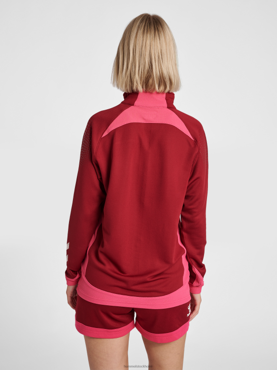 se Hummel unisex- hmllead halv zip LL40V3656 \"jacka med halv dragkedja\"