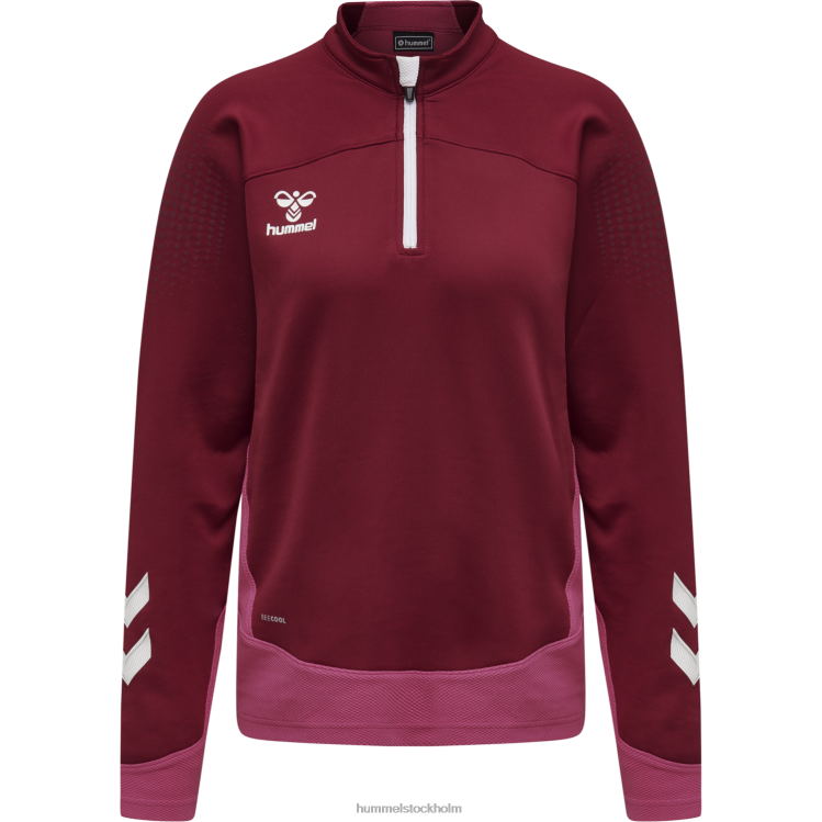 se Hummel unisex- hmllead halv zip LL40V3656 \"jacka med halv dragkedja\"
