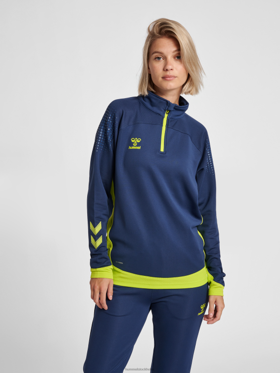 se Hummel unisex- hmllead halv zip LL40V3666 "jacka med halv dragkedja"