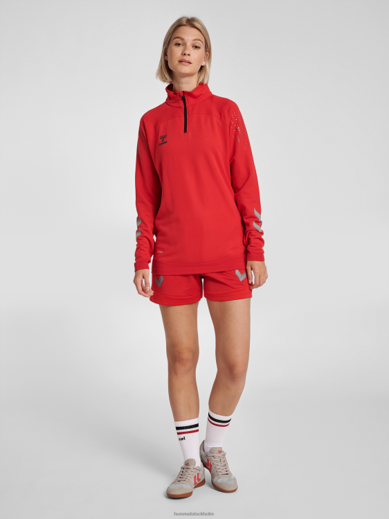 se Hummel unisex- hmllead halv zip LL40V3907 \"jacka med halv dragkedja\"