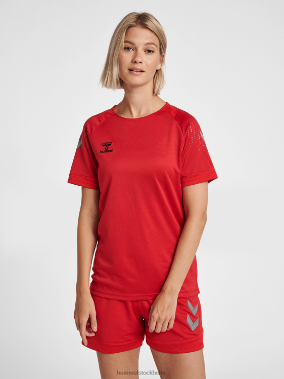 se Hummel unisex- hmllead s/s poly jersey LL40V3835 "träningströja"