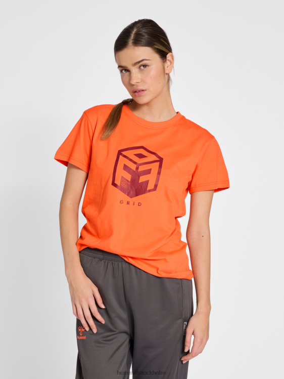 se Hummel unisex- hmloffgrid bomullsjersey s/s wo LL40V2716 "kortärmad tröja"