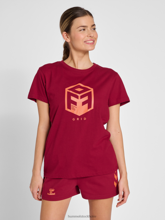 se Hummel unisex- hmloffgrid bomullsjersey s/s wo LL40V2780 "kortärmad tröja"