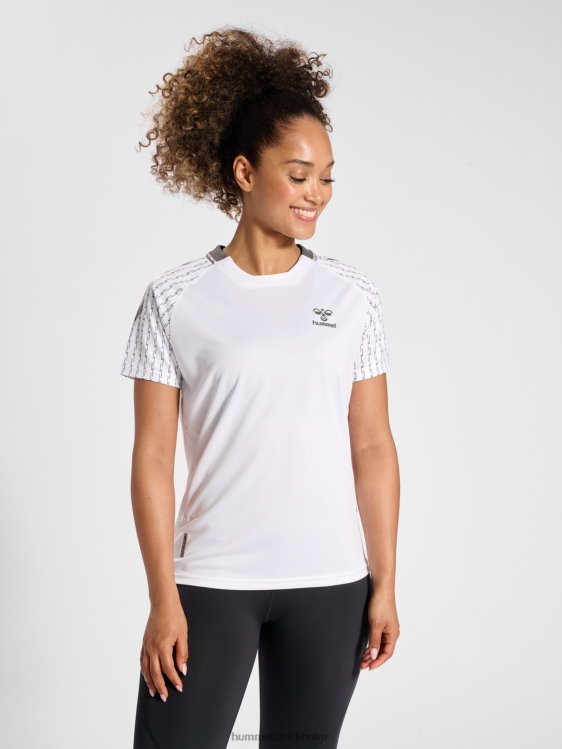 se Hummel unisex- hmlongrid polyjersey s/s wo LL40V2847 "kortärmad tröja"