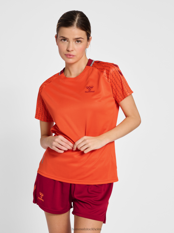 se Hummel unisex- hmlongrid polyjersey s/s wo LL40V3157 "kortärmad tröja"