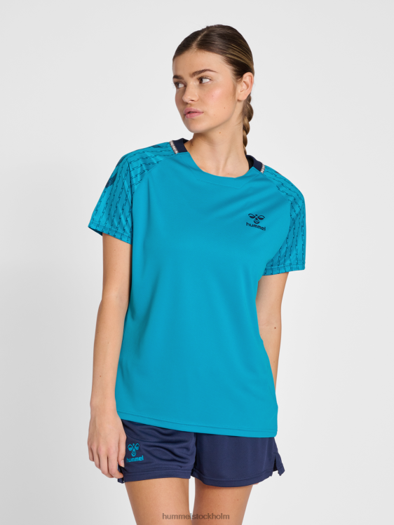 se Hummel unisex- hmlongrid polyjersey s/s wo LL40V3326 "kortärmad tröja"