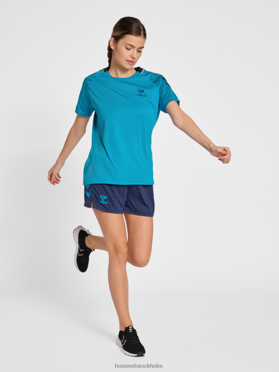 se Hummel unisex- hmlongrid polyjersey s/s wo LL40V3326 \"kortärmad tröja\"