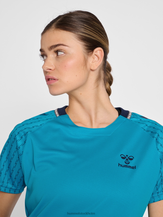 se Hummel unisex- hmlongrid polyjersey s/s wo LL40V3326 \"kortärmad tröja\"