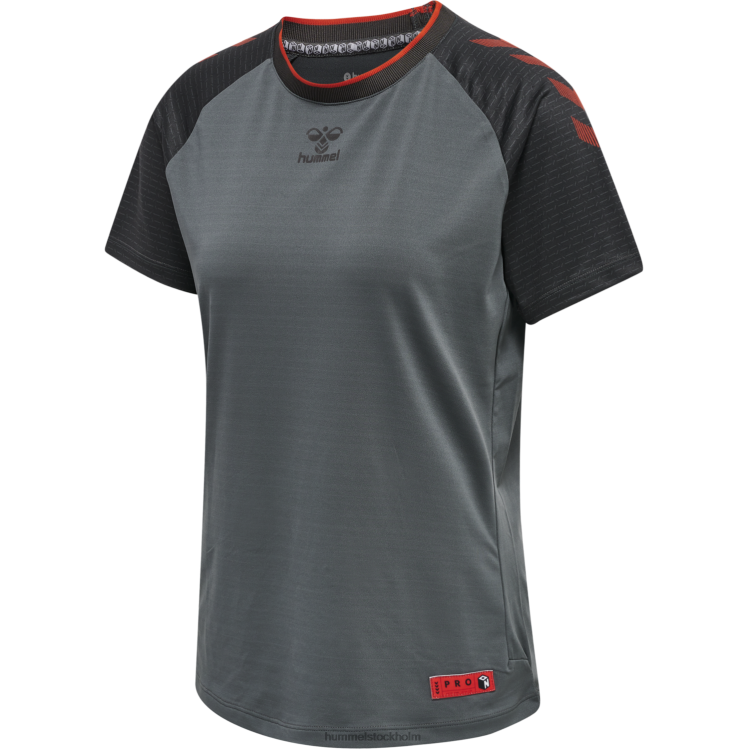 se Hummel unisex- hmlpro grid speltröja s/s wo LL40V2598 \"kortärmad jersey topp\"