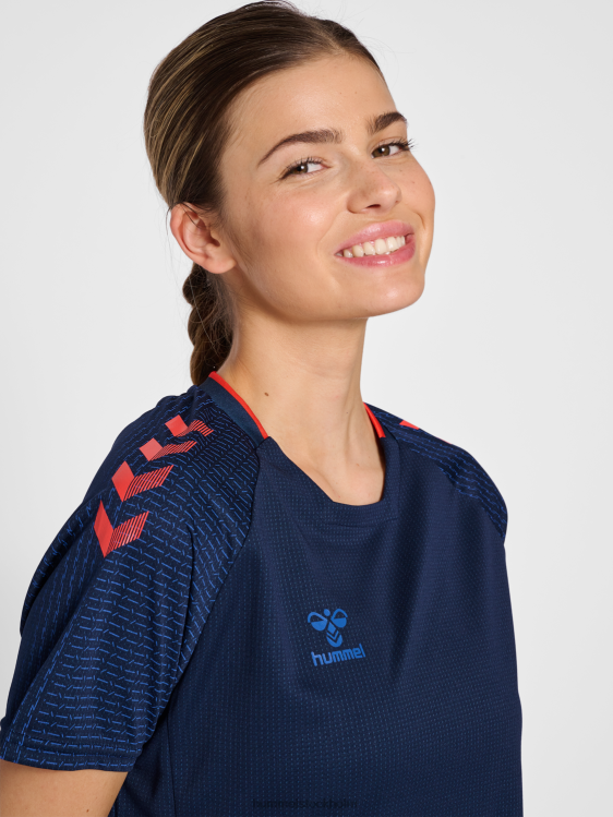 se Hummel unisex- hmlpro grid träningströja s/s wo LL40V2576 \"fotboll\"