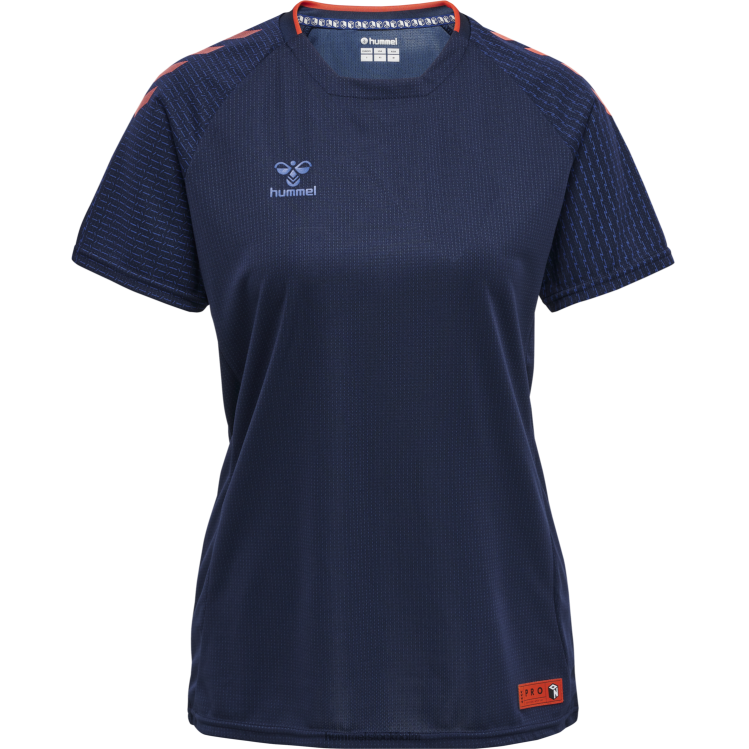 se Hummel unisex- hmlpro grid träningströja s/s wo LL40V2576 \"fotboll\"