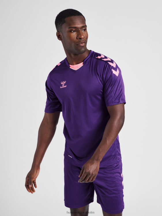 se Hummel unisex- hmlcore xk poly jersey s/s LL40V826 "kortärmad sporttröja"