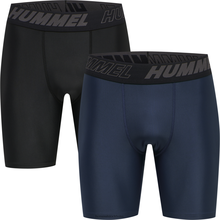 se Hummel unisex- hmlte topaz 2-pack tighta shorts LL40V937 "2-pack tighta shorts"