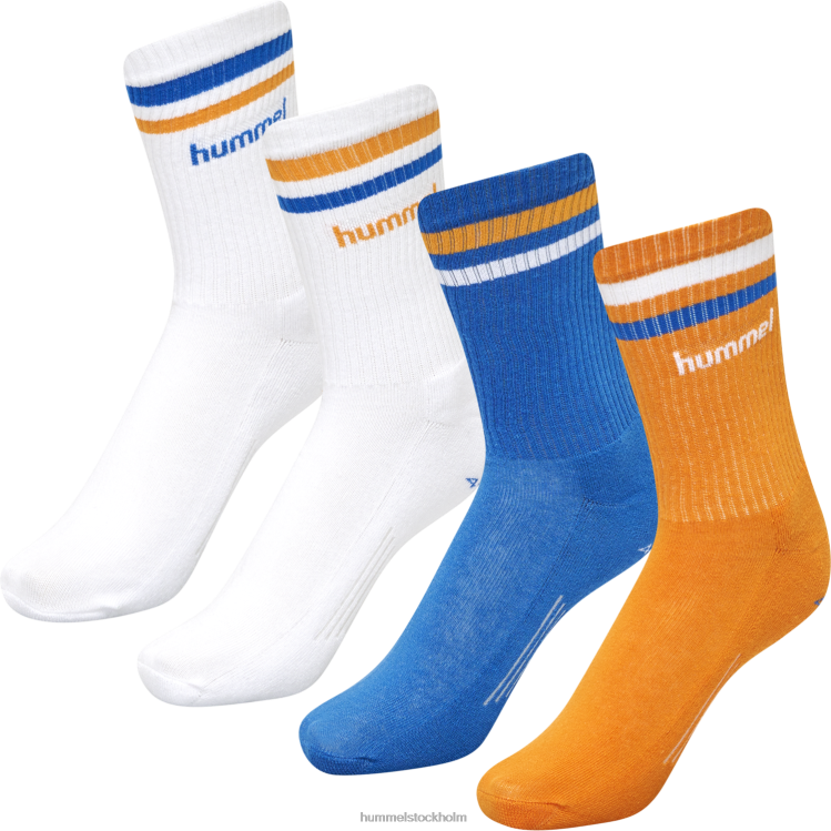 se Hummel unisex- hmlretro 4-pack strumpor mix LL40V663 "strumpor 4-pack"