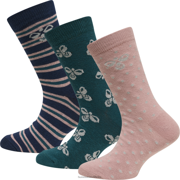 se Hummel barn hmlalfie strumpa 3-pack LL40V4972 "strumpor 3-pack"