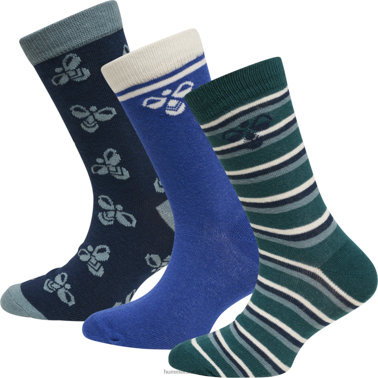 se Hummel barn hmlalfie strumpa 3-pack LL40V5621 "strumpor 3-pack"