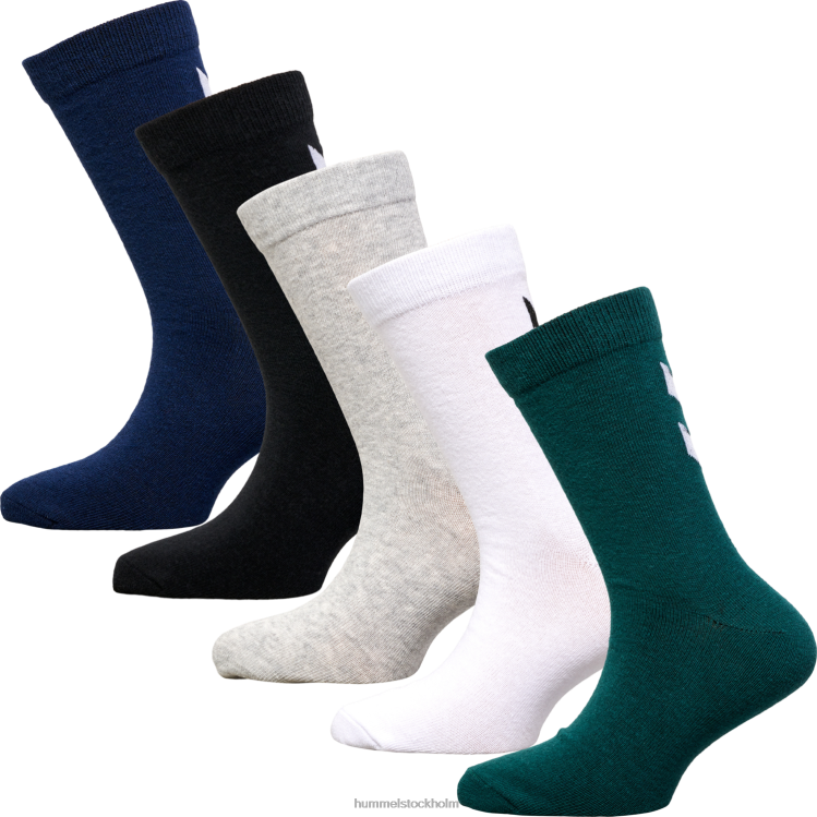 se Hummel barn hmlmake my day sock 5-pack LL40V4833 "strumpor 5 pack"