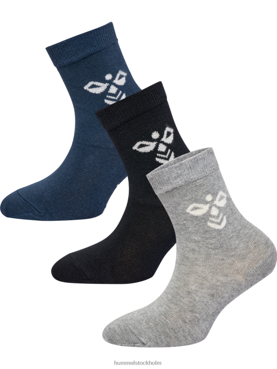 se Hummel barn sutton 3-pack strumpa LL40V6225 "strumpor för barn"