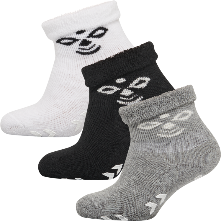 se Hummel bebis snubbiesockor 3 pk LL40V4200 "3-pack mjuka och sköna strumpor"