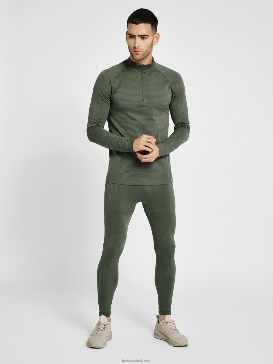 se Hummel unisex- hmlstroke sömlös halv dragkedja LL40V1117 \"sömlös topp med halv dragkedja\"