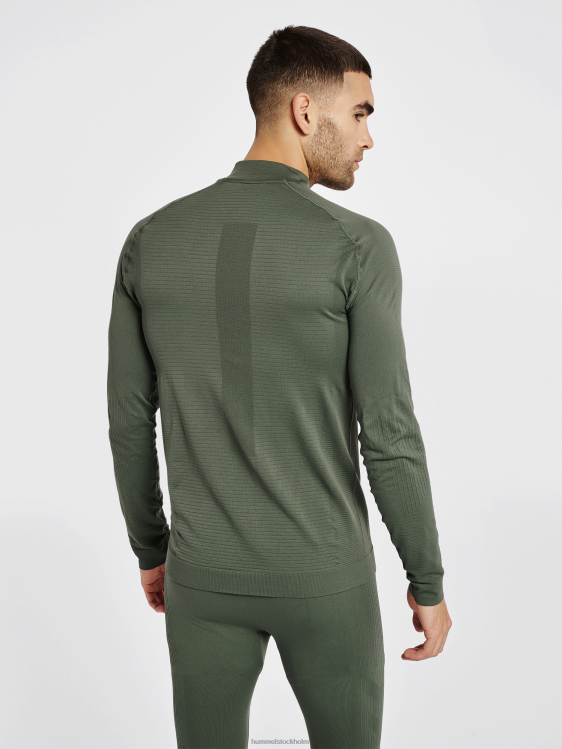 se Hummel unisex- hmlstroke sömlös halv dragkedja LL40V1117 \"sömlös topp med halv dragkedja\"
