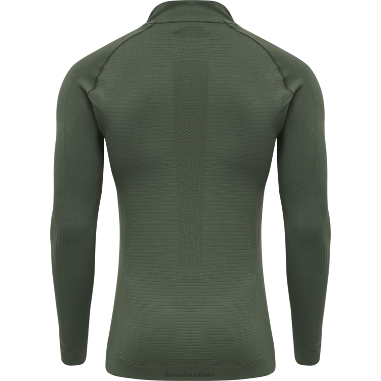 se Hummel unisex- hmlstroke sömlös halv dragkedja LL40V1117 \"sömlös topp med halv dragkedja\"