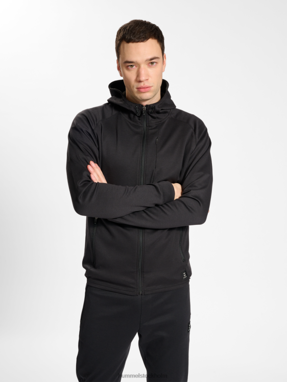 se Hummel unisex- hlmt intervall hoodie med dragkedja LL40V124 "huvtröja med dragkedja framtill"