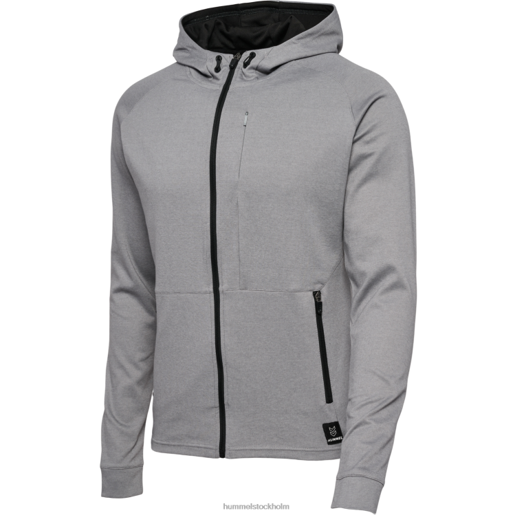 se Hummel unisex- hlmt intervall hoodie med dragkedja LL40V239 "huvtröja med dragkedja framtill"