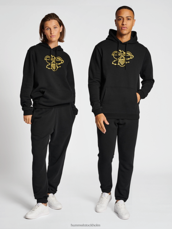 se Hummel unisex- hmlamnesty hoodie LL40V276 "huvtröja med ficka"