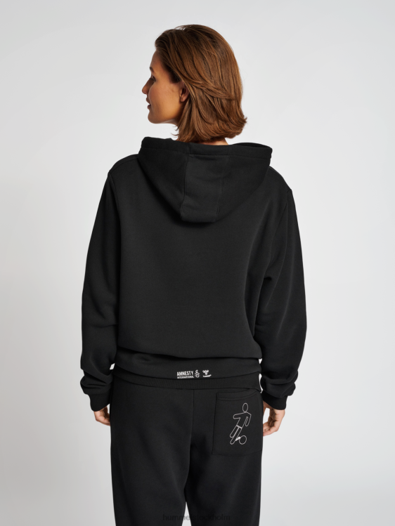 se Hummel unisex- hmlamnesty hoodie LL40V276 \"huvtröja med ficka\"