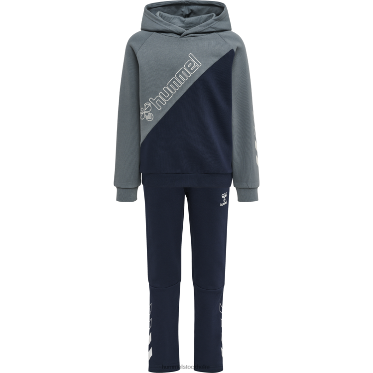 se Hummel unisex- hmlaxel hoodie kostym LL40V5297 "huvtröja och byxor set"