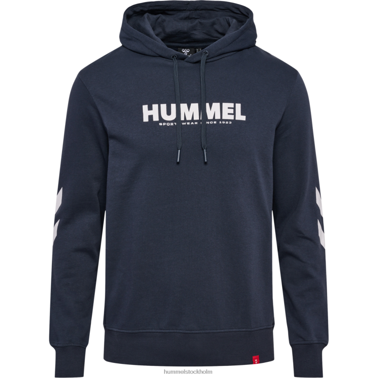 se Hummel unisex- hmllegacy logo hoodie plus LL40V337 \"luvtröja\"