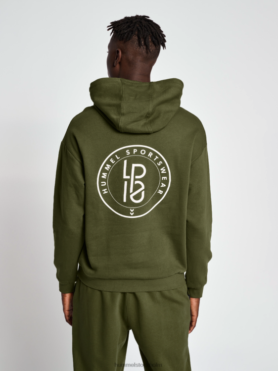 se Hummel unisex- hmllp10 boxy sweat hoodie LL40V215 \"svett hoodie med lp10-logotyp\"