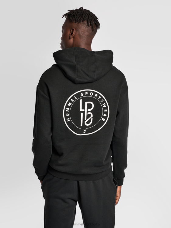 se Hummel unisex- hmllp10 boxy sweat hoodie LL40V229 \"svett hoodie med lp10-logotyp\"