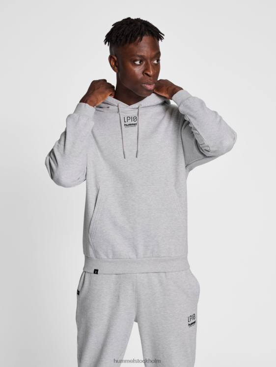 se Hummel unisex- hmllp10 boxy sweat hoodie LL40V232 "svett hoodie med lp10-logotyp"