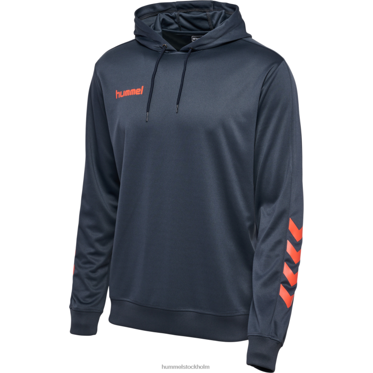 se Hummel unisex- hmlpromo poly hoodie LL40V1181 "luvtröja"
