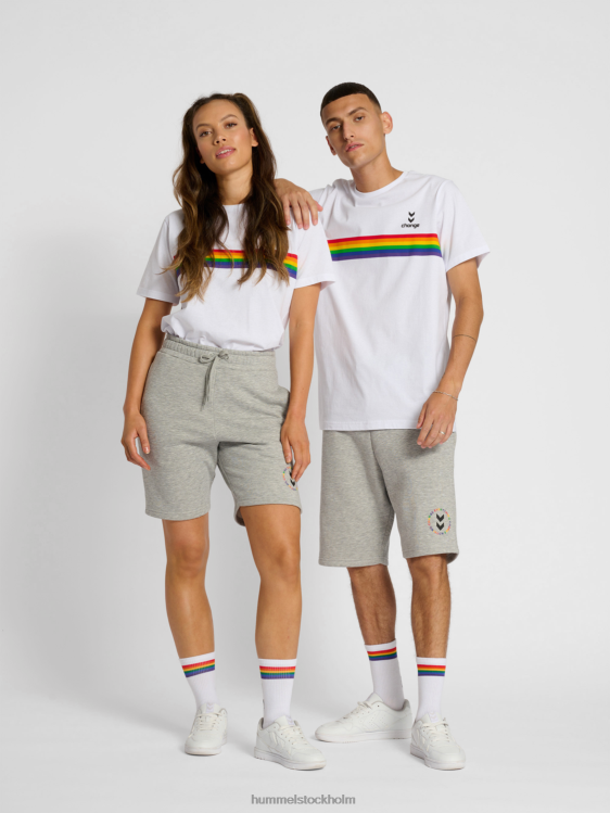 se Hummel unisex- hmlchange randiga t-shirts LL40V412 "t-shirt"