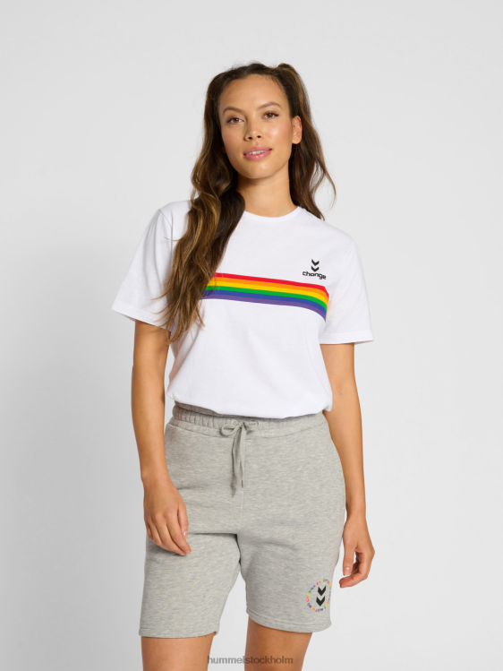 se Hummel unisex- hmlchange randiga t-shirts LL40V412 \"t-shirt\"