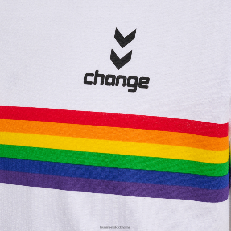se Hummel unisex- hmlchange randiga t-shirts LL40V412 \"t-shirt\"