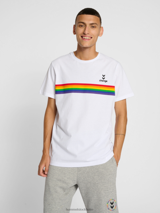 se Hummel unisex- hmlchange randiga t-shirts LL40V412 \"t-shirt\"