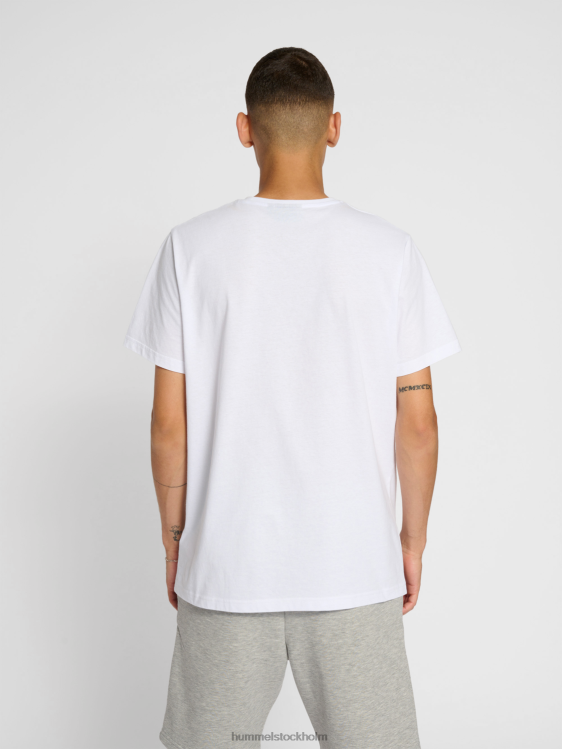 se Hummel unisex- hmlchange randiga t-shirts LL40V412 \"t-shirt\"